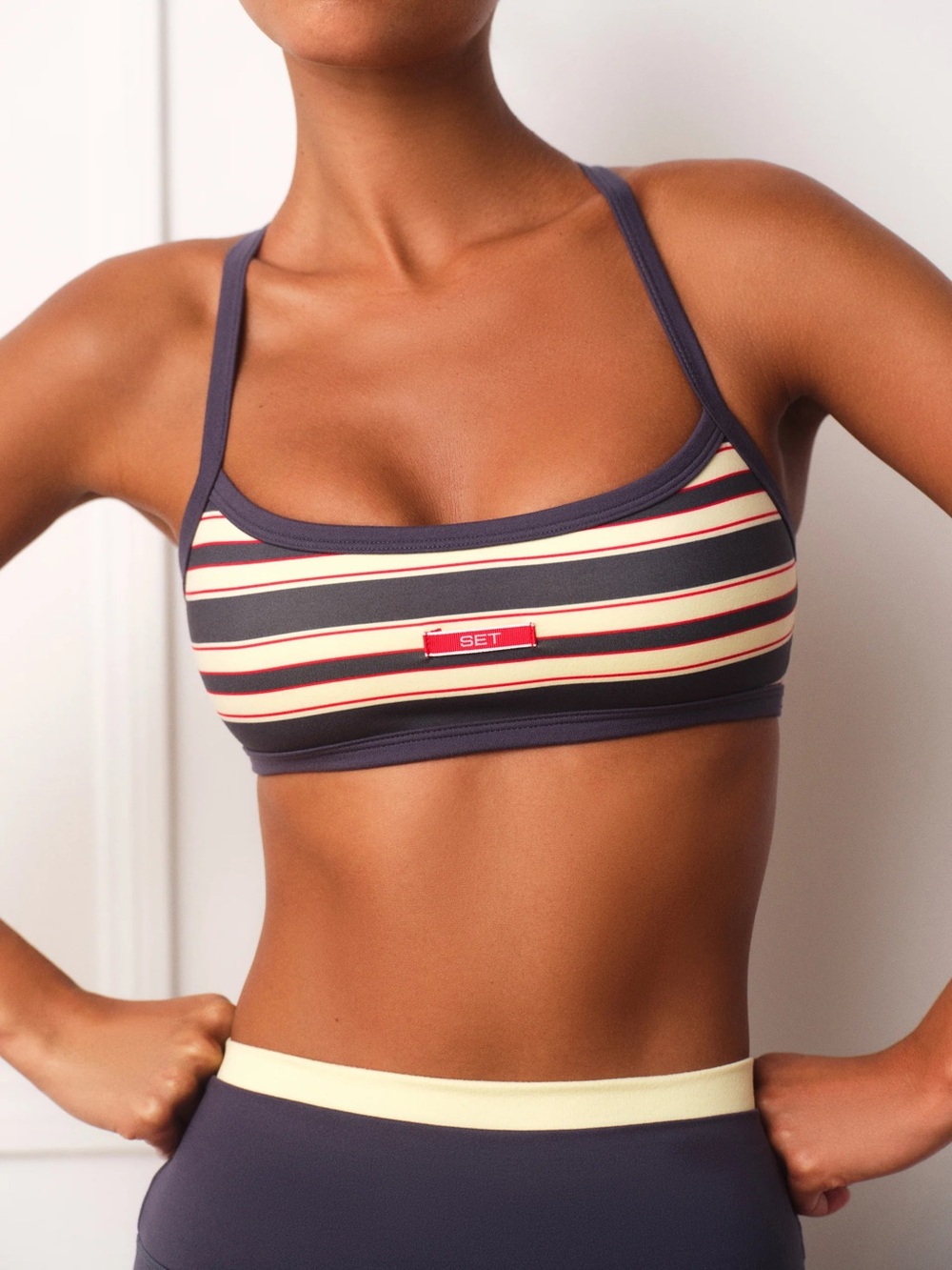 SET Active Uniform Crossback Scopp Bra in Metro